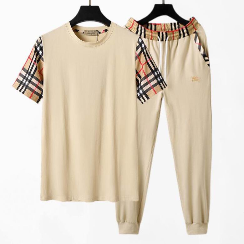 men Burberry suits set-057